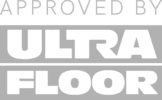 A small banner displaying approved by ultra floor products with their logo